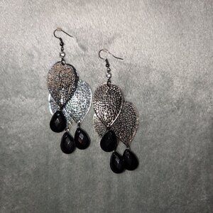 Black Dangle Earrings